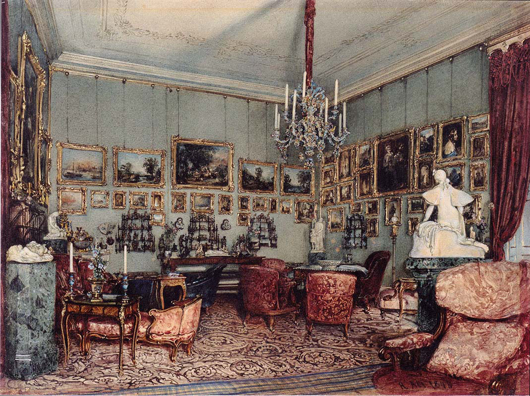 Interior of the Palace of Windischgratz in the Renngasse Vienna 